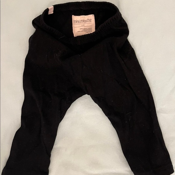 Black leggings - 3-6 months mini mioche - Picture 1 of 1